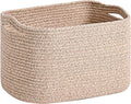 Woven Cotton Rope Storage Basket by ICERZCZ