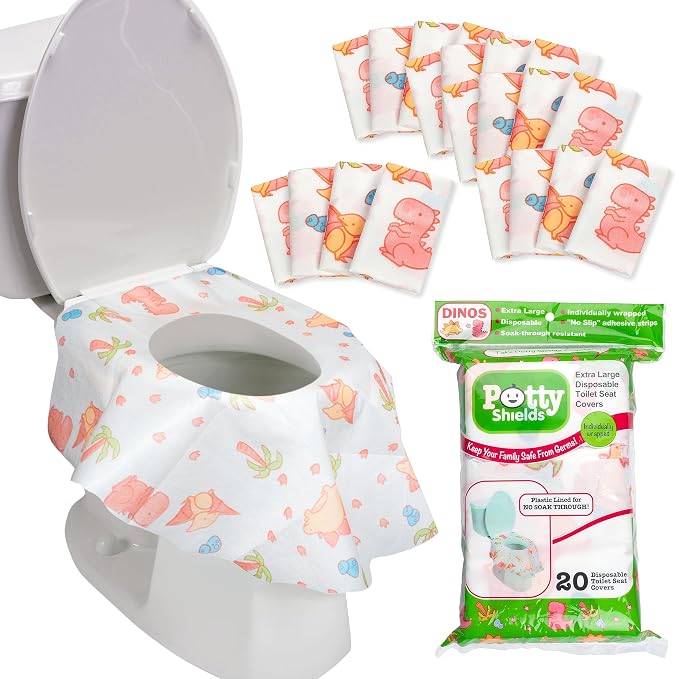 Toilet Seat Covers Disposable by PottyShields
