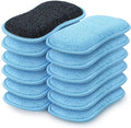 HOMEXCEL 12 Pack Multi-Purpose Scrub Sponges Kitchen, Dish Sponge, Non-Scratch by HOMEXCEL