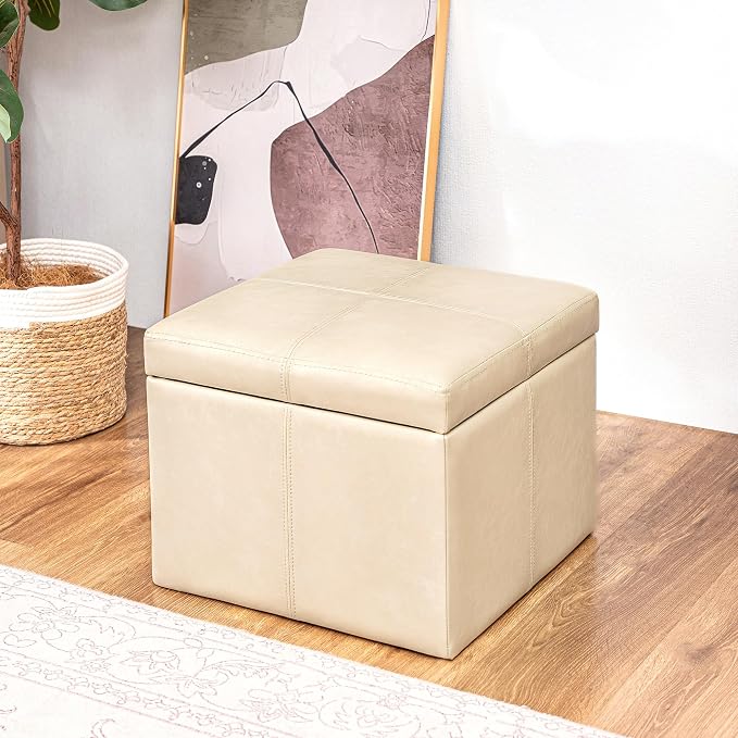 Adeco Storage Ottoman - Image 2