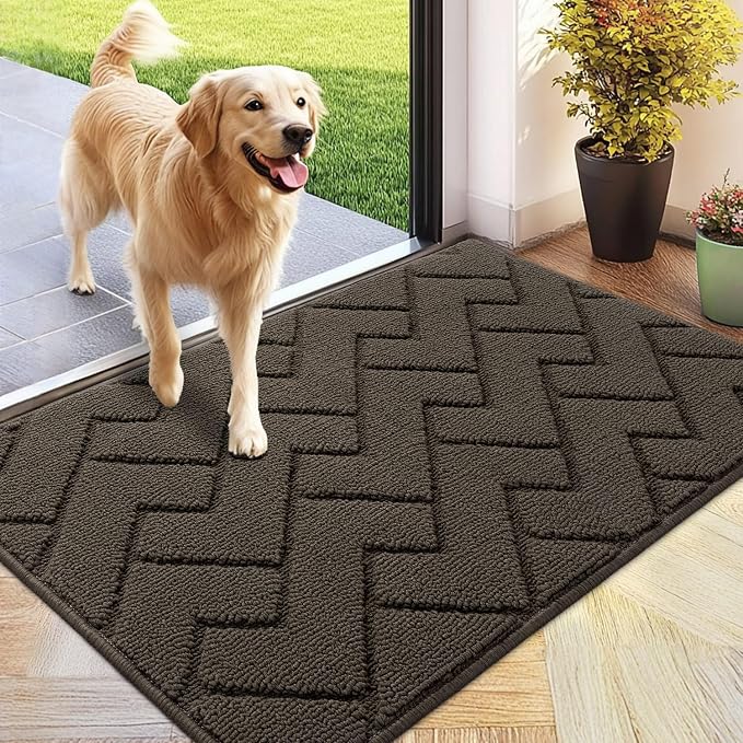 hicorfe Front Door Mat Outside Entrance, Stain and Fade Resistant, Non Slip by Hicorfe