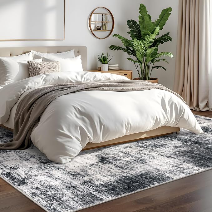 IOHOUZE Modern Abstract Area Rugs 6x9 Ft Washable Rugs - Image 8