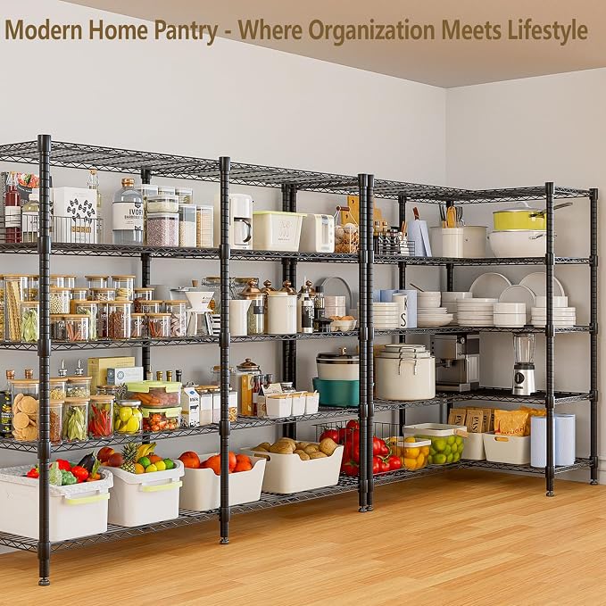 Himimi Storage Shelves-5 Tier Heavy Duty Wire Shelving Unit - Image 3