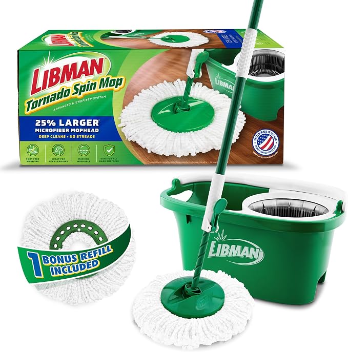 Libman Tornado Spin Mop System, Spinning Floor Mopping and Bucket by TheLibmanCompany