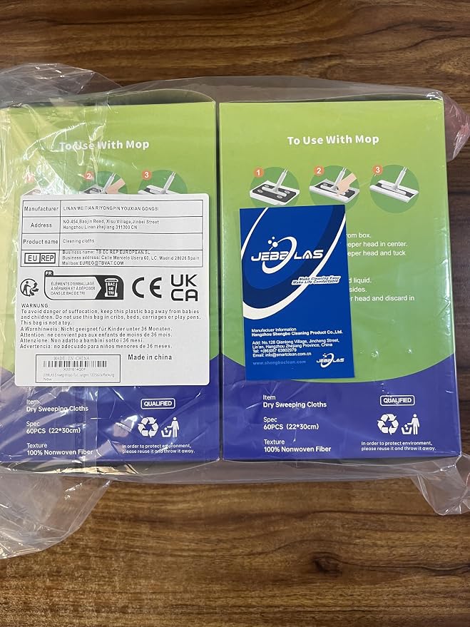 JEBBLAS Disposable Mop Cloth Dry Sweeping Pad - Image 10