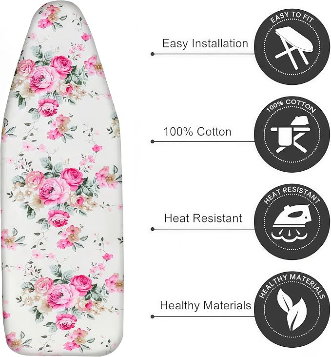 Ironing Board Cover with Two 5MM Thick Feltpads, Fits Standard Ironing Boards - Image 4