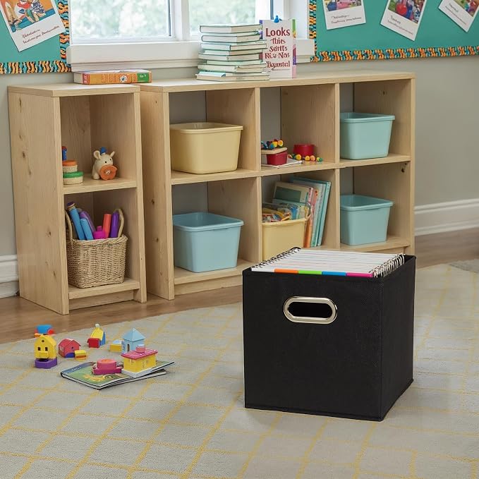 Household Essentials 80-1 Foldable Fabric Storage Bins | Set of 6 Cubby Cubes - Image 5