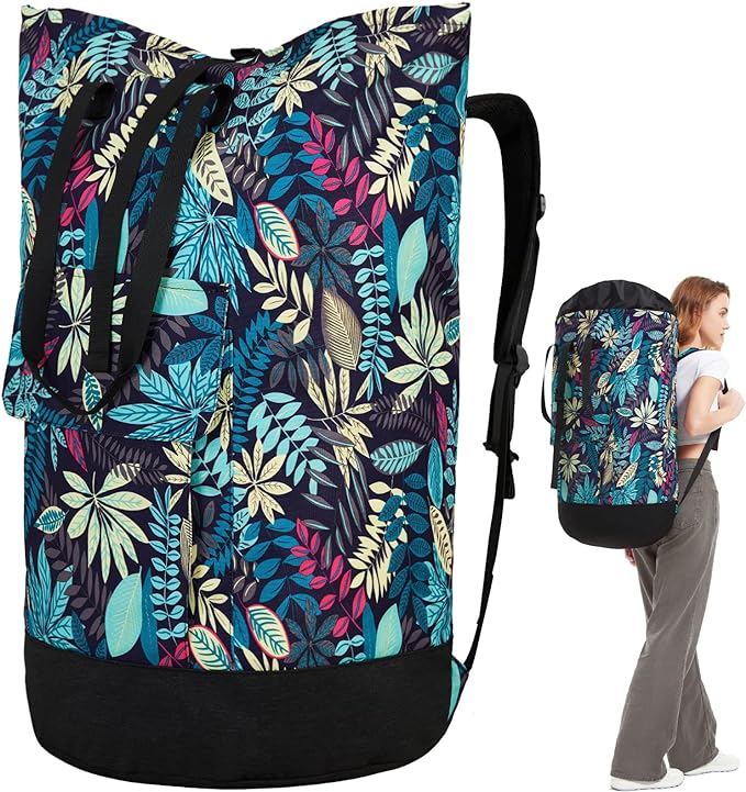 Laundry Bag for College, 115L Backpack Extra Large Heavy Duty, Gifts College by Azhido