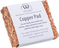 Redecker Copper Thread Mini Scrubber, 2 x 1-5/8 inches, Non-Abrasive Scouring by Redecker