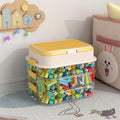 Toy Storage Organizer Box with Handle, Stackable Building Block Toy Box with by joyingbaby