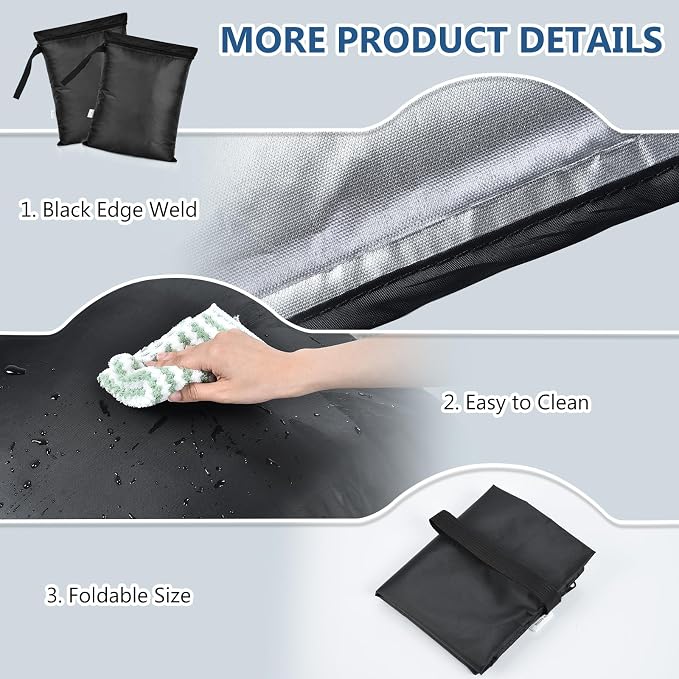 OTraki 2PCS Small Wet Bag for Swimsuit 12x14 Inch Wet Clothes Bag - Image 6