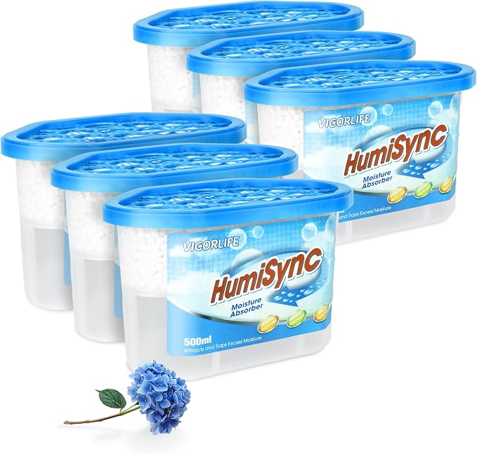 Moisture Absorbers 6 Pack, Portable Humidity Absorber Boxes by Unknown