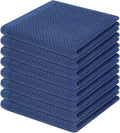 Homaxy 100% Cotton Waffle Weave Kitchen Dish Cloths, Ultra Soft Absorbent Quick by Homaxy