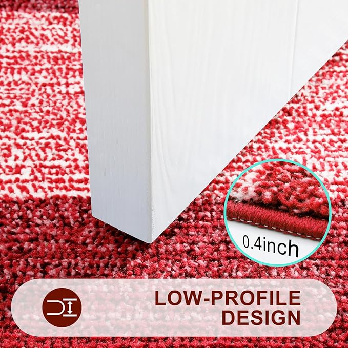 Kitinjoy Indoor Outdoor Door Mat, 36x24 Non-Slip Absorbent Dirt Trapper - Image 4
