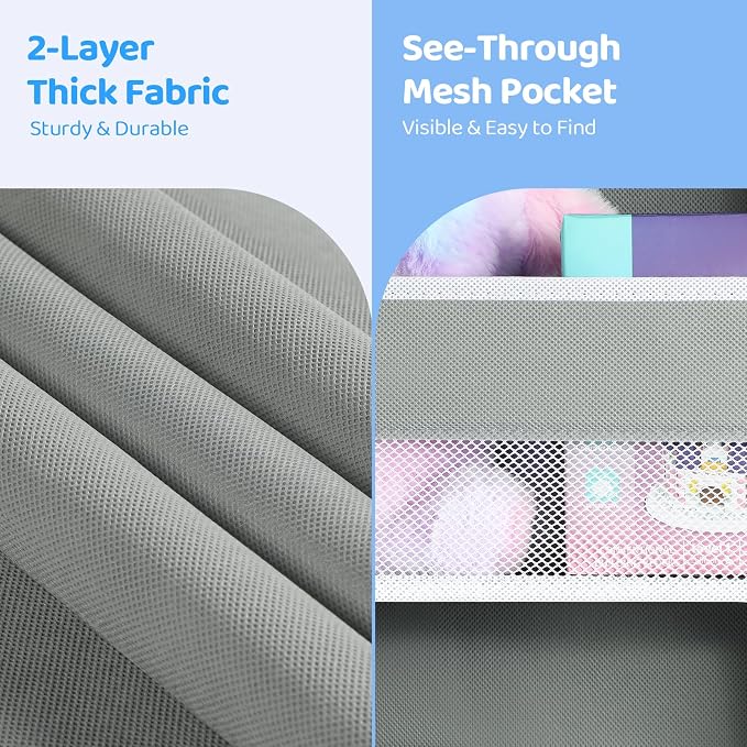 Yecaye 2 Pack 4 Tier Over the Door Organizer - Image 7
