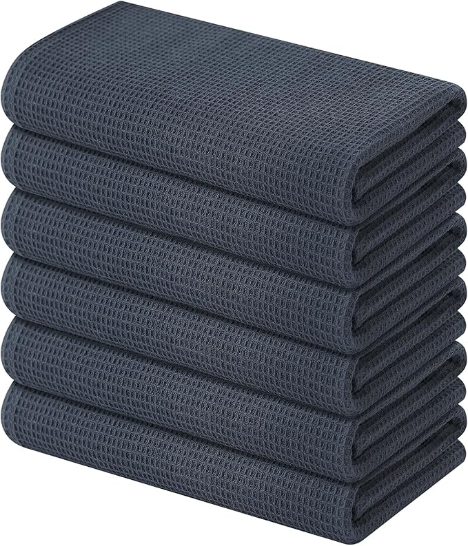 Homaxy 100% Cotton Waffle Weave Kitchen Towels by Homaxy
