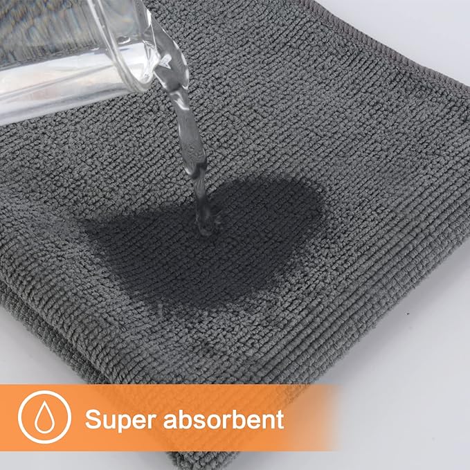 KinHwa Kitchen Washcloths for Dishes Absorbent Microfiber Dish Cloths Quick Dry - Image 4