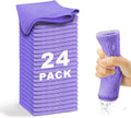 Microfiber Cleaning Cloth-24Pcs Ultra Soft Highly Absorbent Rags by WEAWE