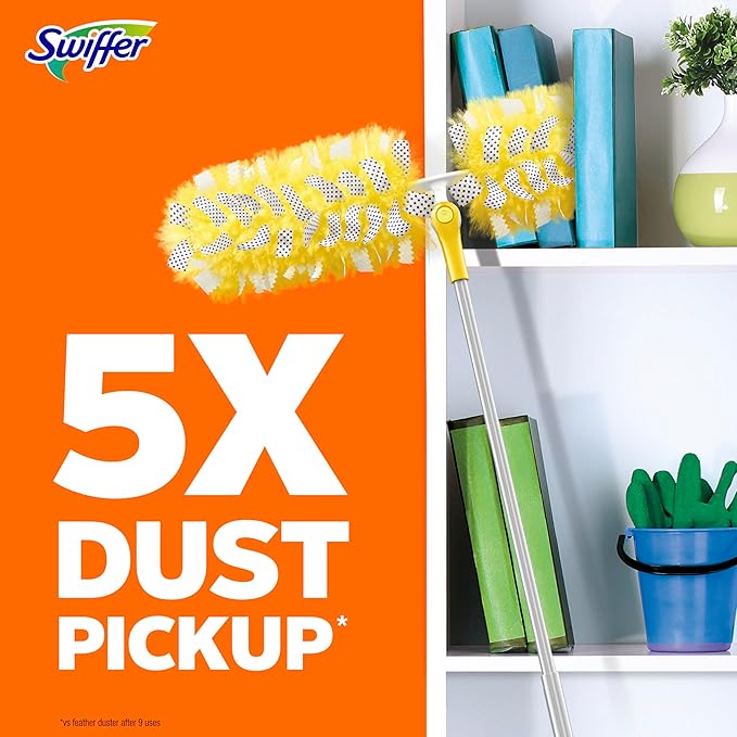 Swiffer Duster Kit with 6 ft Super Extendable Handle, Heavy Duty Starter Kit - Image 3
