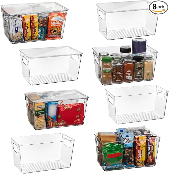 ClearSpace Plastic Pantry Organization and Storage Bins by ClearSpace