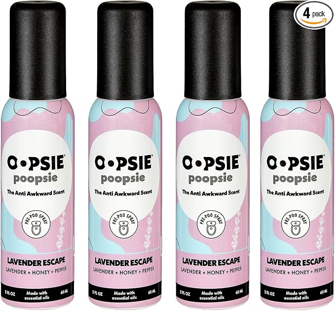 OOPSIE POOPSIE - Lavender Escape - Before & After You Go Toilet Spray 2oz - by OopsiePoopsie