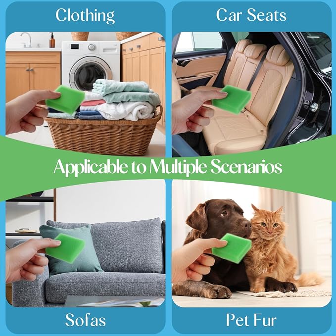 6 Pcs Pet Hair Remover for Laundry, Reusable Pet Hair Catcher Anti Winding Lint - Image 4