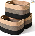 Storage Baskets for Organizing Shelves, Decorative Baskets for Storage by ICERZCZ