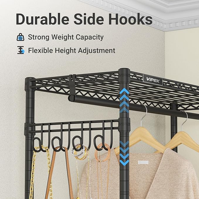 VIPEK R3C Plus Garment Rack Rolling Clothes Racks - Image 7