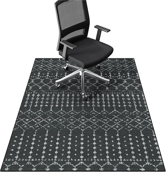 Office Chair Mat for Hardwood & Tile Floors, Non-Slip Floor Protector for by FUNMATHomeDecors