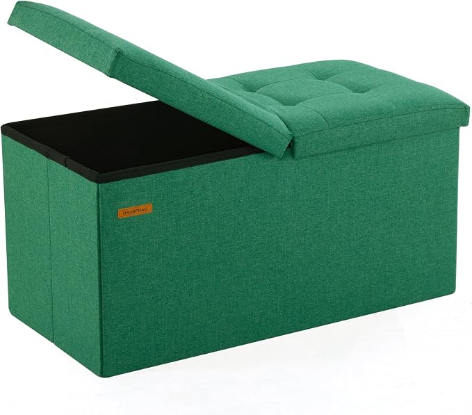 HAUSFRAU - 30 Inches Storage Ottoman Bench by HAUSFRAU-FamilyRunsOnCooking