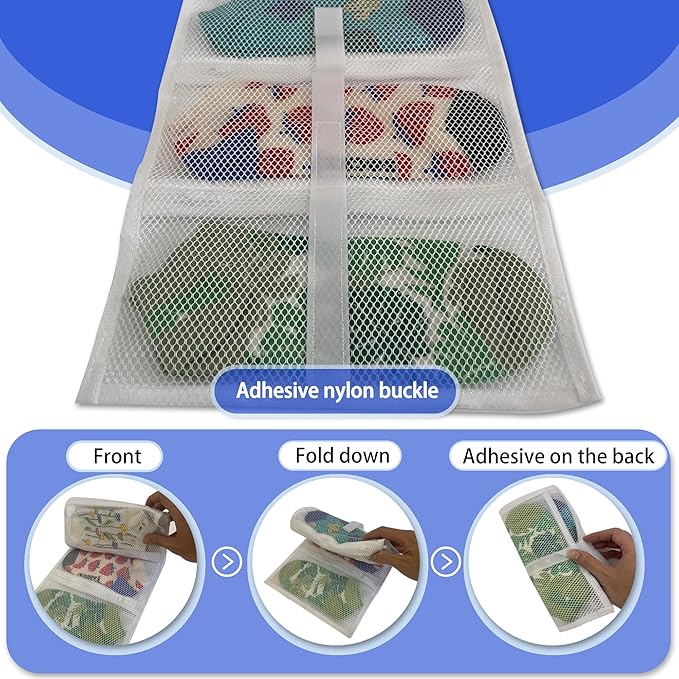Mesh laundry bags for washing machine, can wash 10 pairs of socks, maintain - Image 4