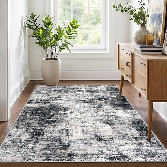 IOHOUZE Abstract Area Rug 4x6 Ft Washable Rugs - Image 8