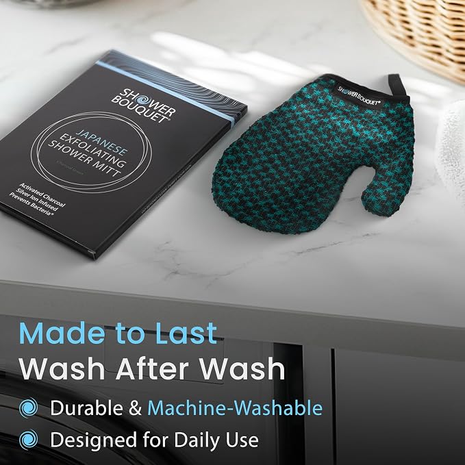 Japanese Exfoliating Mitt for Shower - Image 5