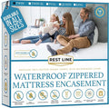 Twin Size 39x75” Premium Waterproof Zippered Mattress Encasement, 100% Cotton by RestLine