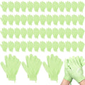 104 Pcs Exfoliating Glove Bulk Shower Gloves by Didaey