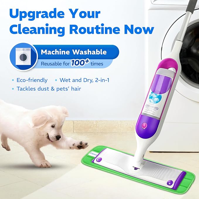 3 Pack Reusable Microfiber Mop Pads, Compatible - Image 6