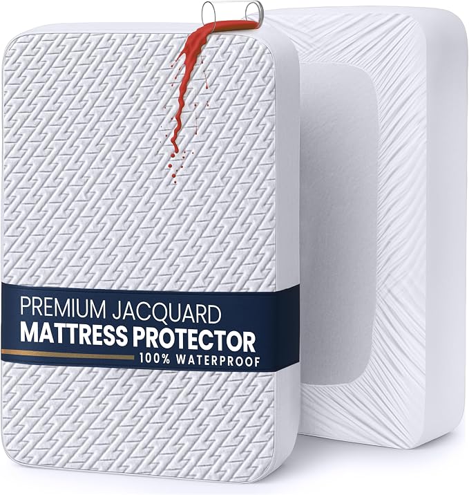 Utopia Bedding Waterproof Mattress Protector Queen Size, Premium 3D Air Soft by UTOPIABEDDING