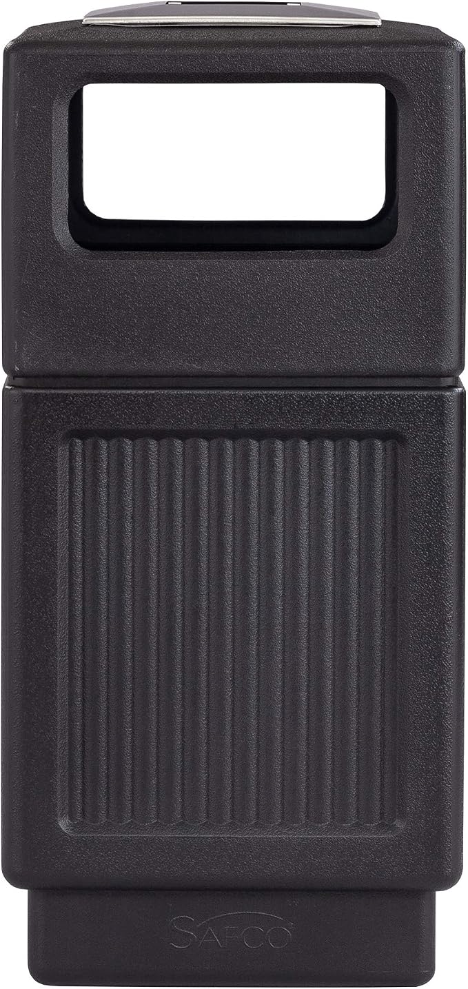 Safco Canmeleon Trash Can, 38 Gallons, Indoor and Outdoor Use, Durable & - Image 2