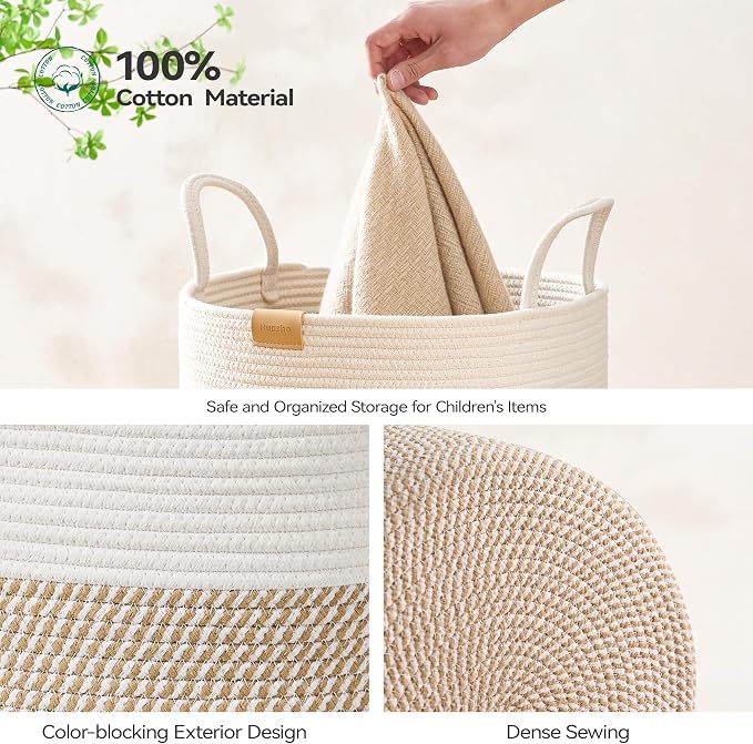 Laundry Hamper 75L, Large Laundry Basket - Image 5