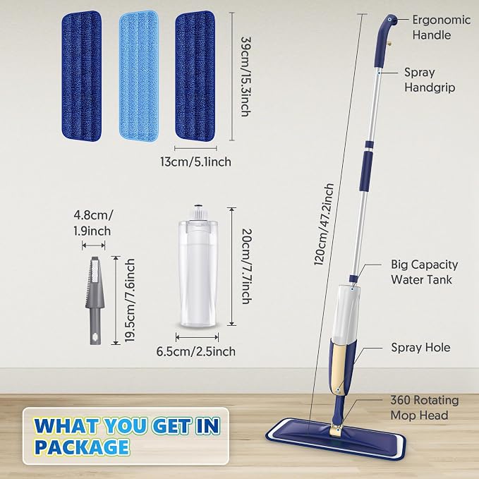 Microfiber Spray Mops for Hardwood Floor Cleaning - Image 7