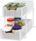 SIMPLE HOUSEWARE 2 Tier Sliding Cabinet Basket Organizer Drawer by SimpleHouseware