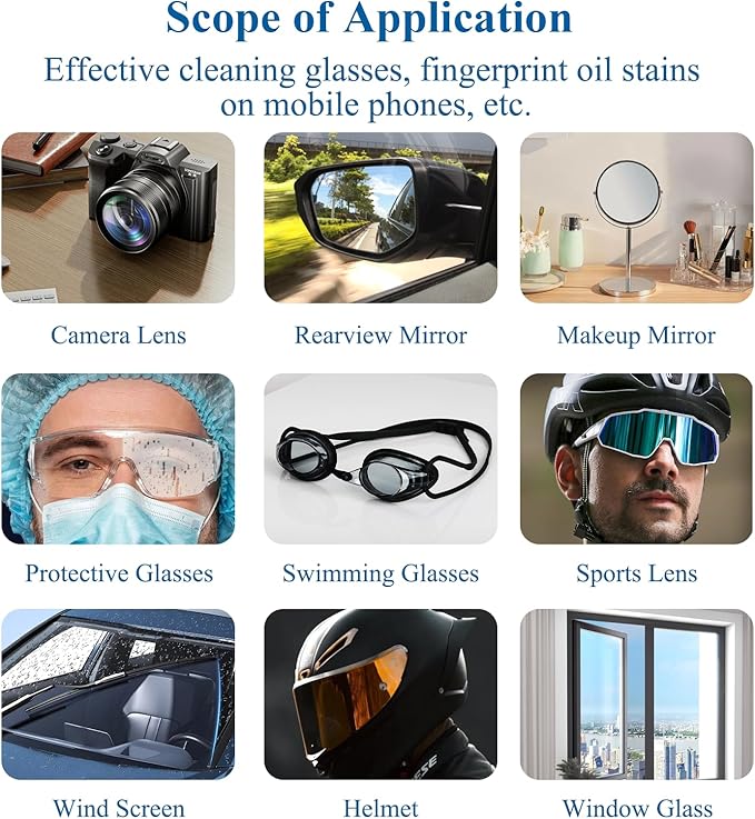 （200 PCS) Anti-Fog Lens Wipes Pre-Moistened Anti-Fog Wipes| Glasses Cleaner - Image 4