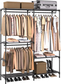 Clothes Rack, Portable Closet, 54.3 Inch Large Capacity Wardrobe Closet by Unknown