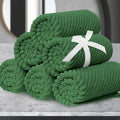 VOOVA & MOVAS Green Washcloths, Wash Cloths by VOOVAMOVAS