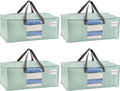 VENO 4 Pack Moving Bags for College, Heavy-Duty Storage Totes, Moving Boxes and by Veno
