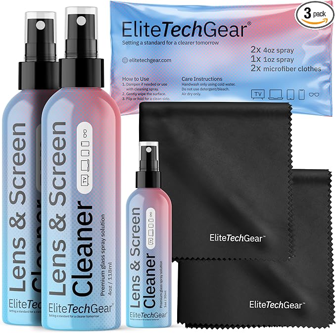Elite Tech Gear Optical, Screen & Lens Care Kit by EliteTechGear