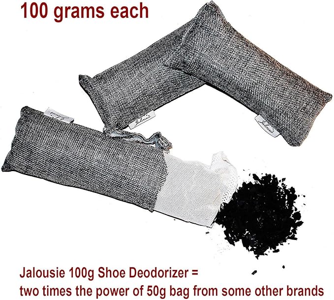Jalousie 12 Pack Set 100 Grams Each Mini Bamboo Charcoal Bags Natural Air - Image 2
