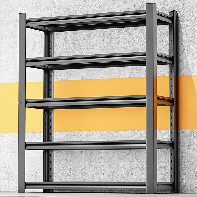 Garage Shelving, 5 Tier 72"X47.2"X23.6"Inches, Storage Shelves Heavy Duty by HzdbhdGarageShelving