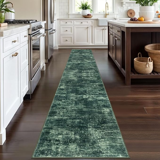 IOHOUZE Abstract Runner Rug 2x12 Ft Washable Runners - Image 2