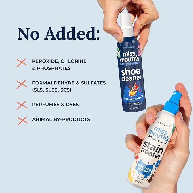 Miss Mouth's Messy Eater Stain Treater and Messy Steppers Shoe Cleaner Magic Duo - Image 6